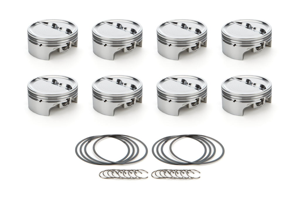 RACE TEC PISTONS 1000216 SBC Dished Piston Set 4.155 Bore -25.5cc