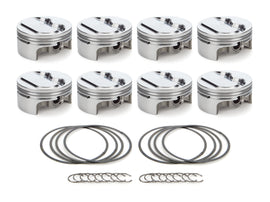 RACE TEC PISTONS 1000232 SBC Dome Piston Set 4.155 Bore +3.8cc