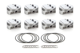 RACE TEC PISTONS 1000239 SBC Dome Piston Set 4.155 Bore -0.8cc