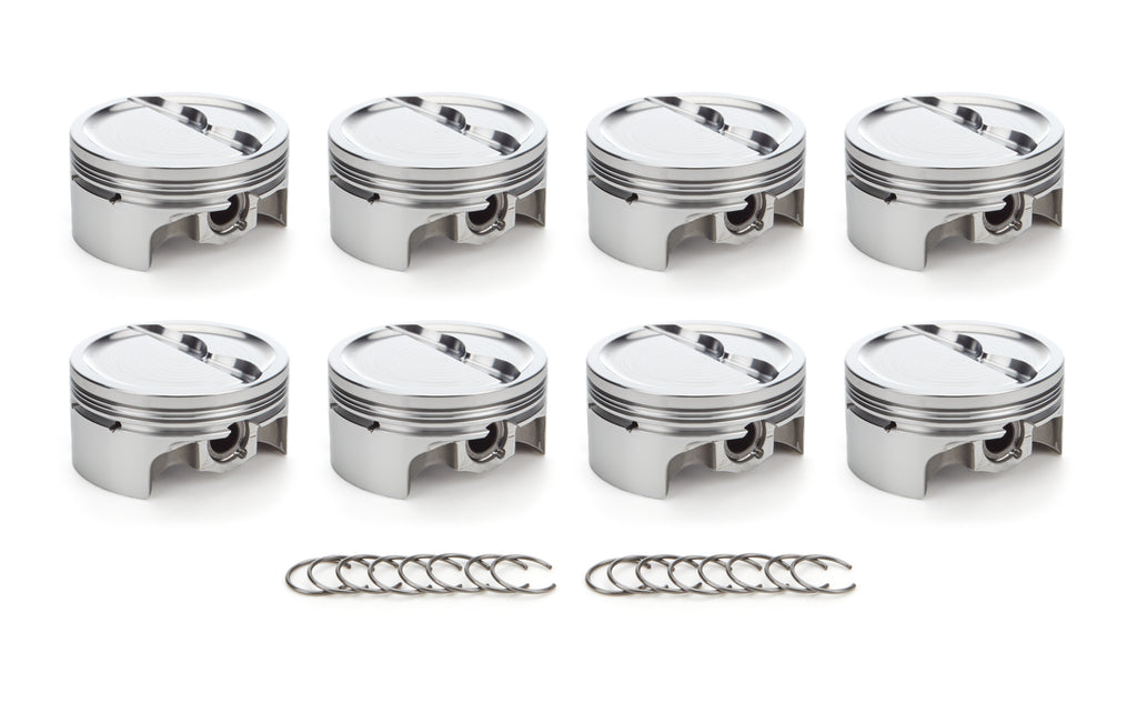 RACE TEC PISTONS 1000650 SBC Dished Piston Set 4.030 Bore  -18.9cc