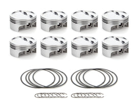 RACE TEC PISTONS 1000652 SBC Dished Piston Set 4.040 Bore  -19.4cc
