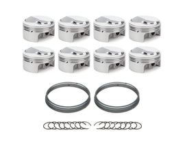 RACE TEC PISTONS 1000680 BBC Dome Piston Set 4.500 Bore +32.7cc