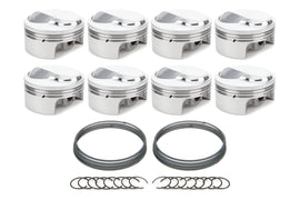 RACE TEC PISTONS 1000683 BBC Dome Piston Set 4.600 Bore +28.7cc