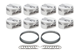 RACE TEC PISTONS 1000693 BBC Dome Piston Set 4.600 Bore +28.7cc