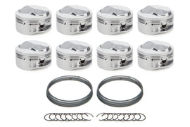 RACE TEC PISTONS 1001296 BBC Dome Piston Set 4.600 Bore +36.6cc