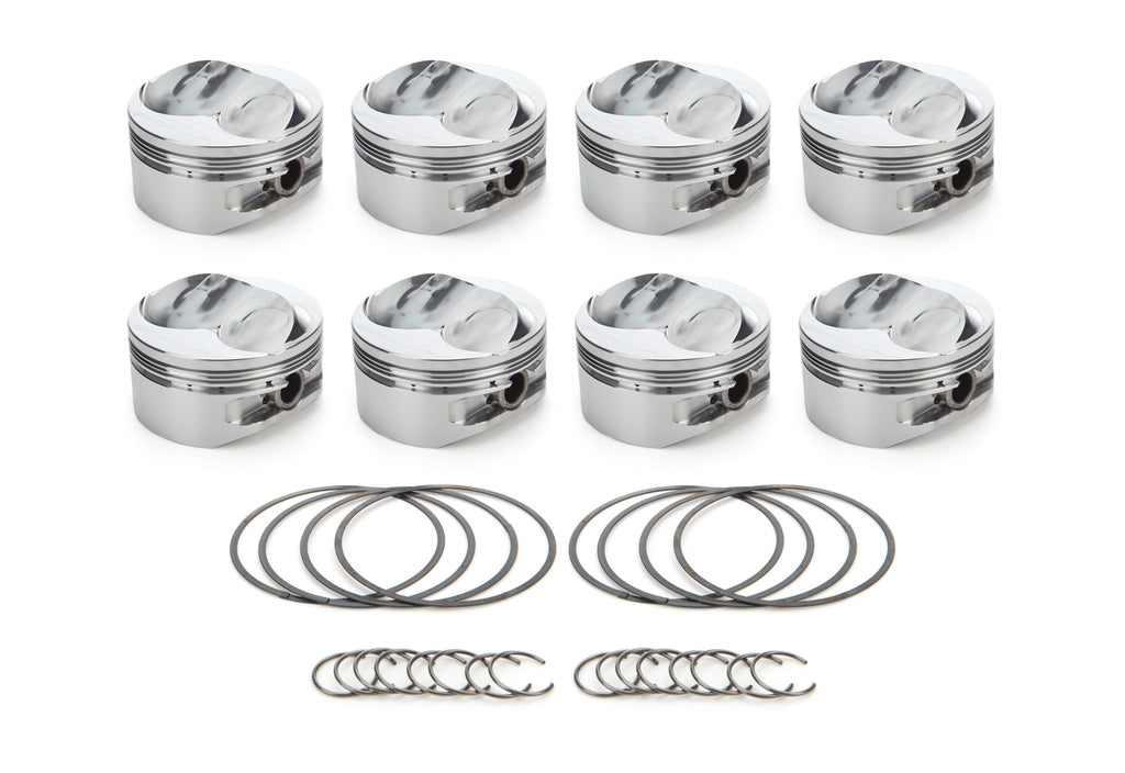 RACE TEC PISTONS 1001330 SBF Dome Piston Set 4.030 Bore +12cc