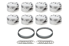 RACE TEC PISTONS 1001359 SBF Dished Piston Set 4.030 Bore - 21.7cc