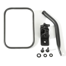 Load image into Gallery viewer, RUGGED RIDGE 11025.18 Quick Release Mirror Tex tured Black Rectangular