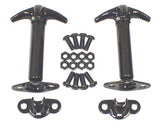 RUGGED RIDGE 11210.01 Hood Catch Kit  Black 4 1-95 Jeep CJ/Wrangler YJ
