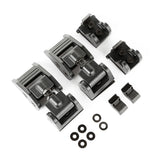 RUGGED RIDGE 11210.21 Hood Latches Black 18-   Jeep Wrangler JL