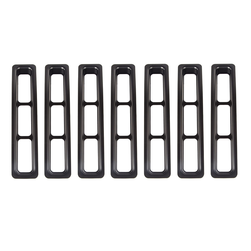 RUGGED RIDGE 11306.03 Grille Inserts Black 97- 06 Jeep Wrangler TJ