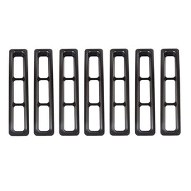 RUGGED RIDGE 11306.03 Grille Inserts Black 97- 06 Jeep Wrangler TJ