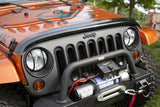 RUGGED RIDGE 11350.02 Wraparound Bug Deflector Smoke 07-18 Jeep Wran