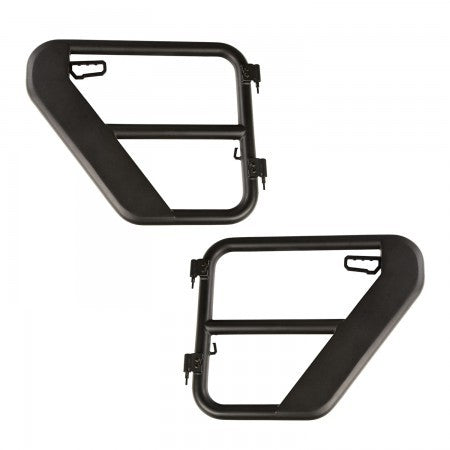 RUGGED RIDGE 11509.14 Tube Doors Rear Textured Black 18-  Wrangler JL