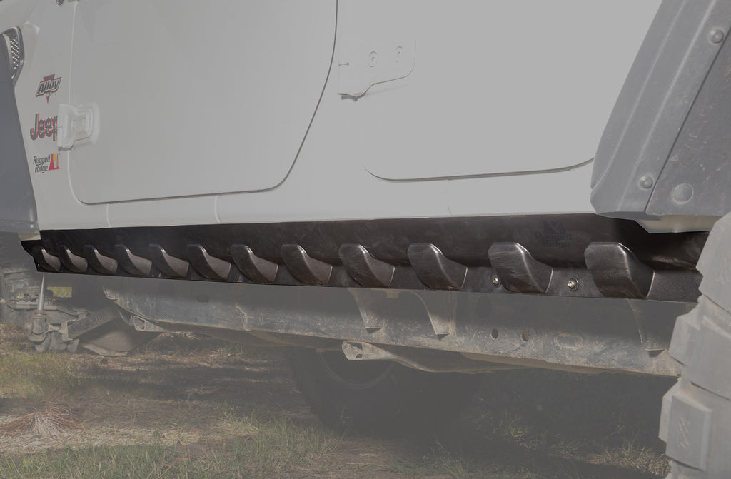 RUGGED RIDGE 11651.61 Rocker Guard Body Armor 18-   Jeep Wrangler JL