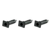 RUGGED RIDGE 11819.15 Half Door Insert Set  Bl ack 87-06 Jeep Wrangler