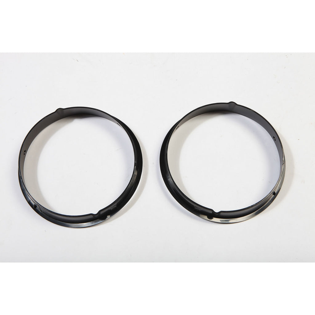 RUGGED RIDGE 12419.23 Black Headlight Bezels 97-06 Jeep Wrangler TJ