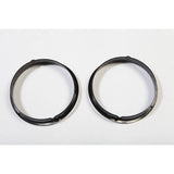 RUGGED RIDGE 12419.23 Black Headlight Bezels 97-06 Jeep Wrangler TJ