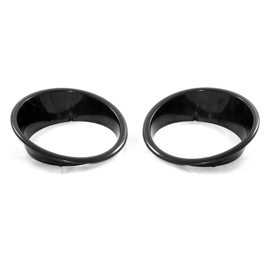 RUGGED RIDGE 12419.25 Headlight Bezels  Black 07-18 Jeep Wrangler JK