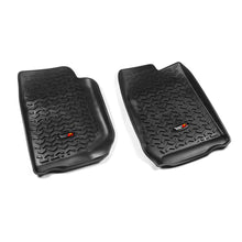 Load image into Gallery viewer, RUGGED RIDGE 12920.01 Floor Liners Front Black 07-13 Jeep Wrangler