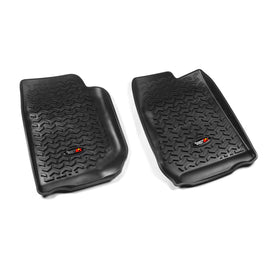 RUGGED RIDGE 12920.01 Floor Liners Front Black 07-13 Jeep Wrangler