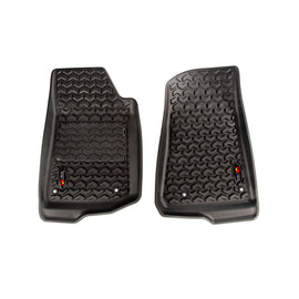 RUGGED RIDGE 12920.36 Front Floor Liners Black 18-  Jeep Wrangler JL