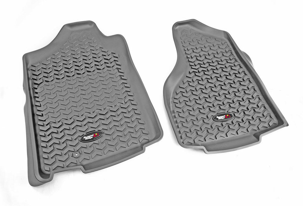RUGGED RIDGE 84903.04 Floor Liner  Front; Gray 2009-2011 Dodge Ram 15