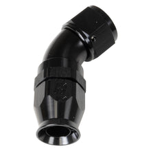 Load image into Gallery viewer, RUSSELL 550533 Russell 550533 6AN 45-Degree Pro PTFE Hose End Fitting - Black Anodized Aluminum