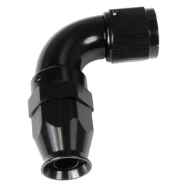 RUSSELL 550563 Russell 550563 8AN 90-Degree Pro PTFE Hose End Fitting - Black Anodized Aluminum