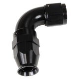 RUSSELL 550563 Russell 550563 8AN 90-Degree Pro PTFE Hose End Fitting - Black Anodized Aluminum