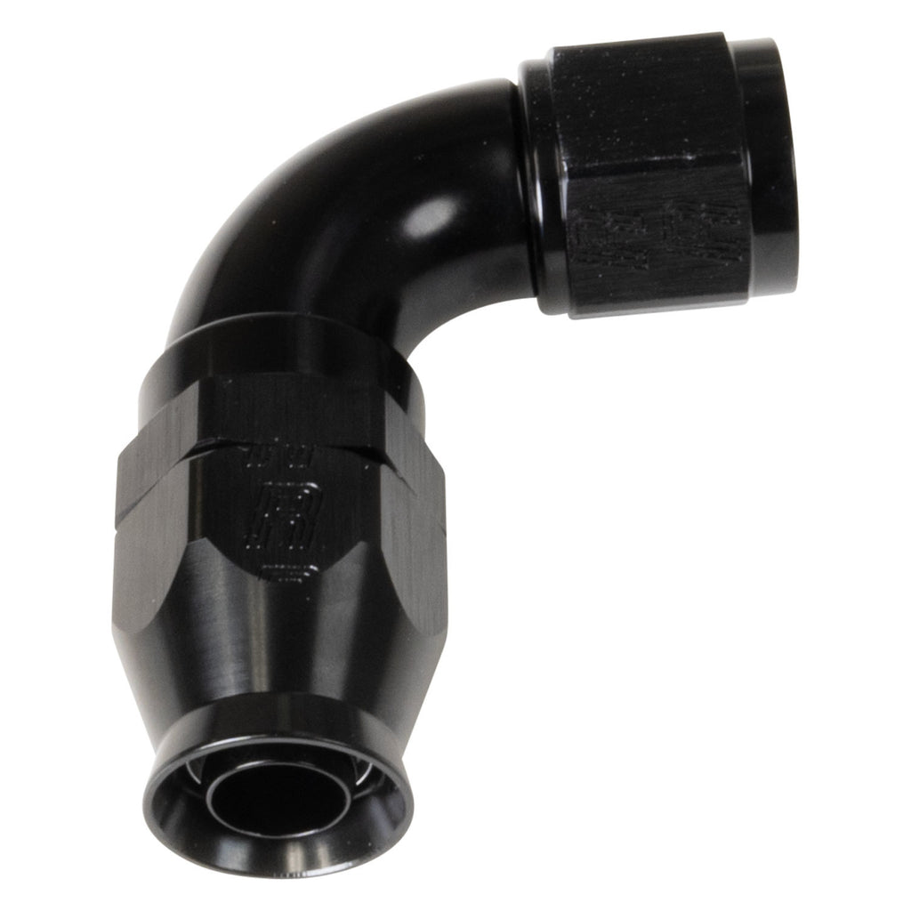 RUSSELL 550613 Russell 550613 10AN 90-Degree Pro PTFE Hose End Fitting, Black Anodized Aluminum