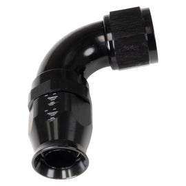 RUSSELL 550663 Russell 550663 12AN 90-Degree Pro PTFE Hose End Fitting - Black Anodized Aluminum