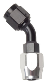 RUSSELL 610095 #6 45 Deg Hose End Black