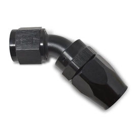 RUSSELL 610105 #8 45 Deg Hose End Black
