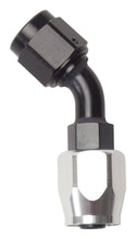 Load image into Gallery viewer, RUSSELL 610113 Russell #10 45 Degree Full Flow Hose End Fitting - Aluminum, Black/Silver Anodized