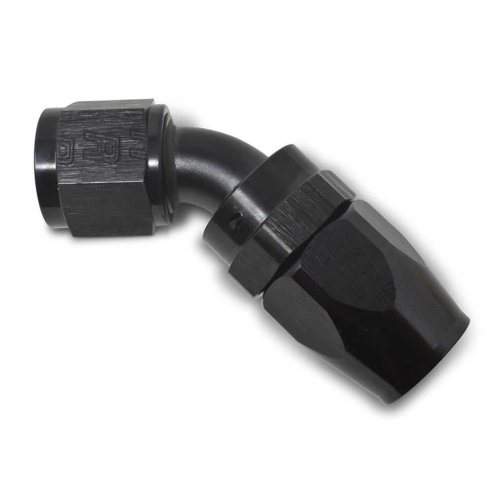 RUSSELL 610145 Russell 610145 20AN 45-Degree Black Anodized Hose End Fitting