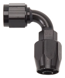 RUSSELL 610165 #6 90 Deg Hose End Black