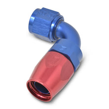 Load image into Gallery viewer, RUSSELL 610200 Russell 610200 16AN 90-Degree Hose End Fitting with Blue/Red Anodized Aluminum