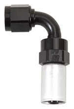 Load image into Gallery viewer, RUSSELL 610423 Russell #610423 4 AN 90 Degree Crimp-On Hose Fitting - Aluminum, Black/Silver Anodized