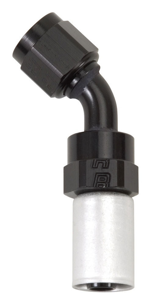 RUSSELL 610533 #8 45 Deg Hose Fitting P/C Crimp-On