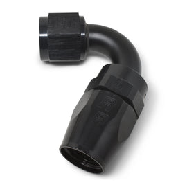 RUSSELL 613405 Russell 613405 ProClassic 6AN Swivel Hose End Fitting with 120-Degree Bend, Black Anodized Aluminum