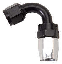 Load image into Gallery viewer, RUSSELL 613423 Russell 613423 10AN 120-Degree Swivel Hose End Fitting in Black/Clear Anodized Aluminum