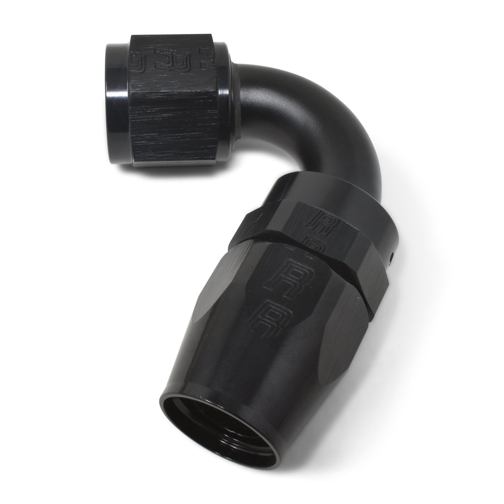 RUSSELL 613425 Russell 613425 ProClassic 10AN 120-Degree Swivel Hose End Fitting, Black Anodized Aluminum