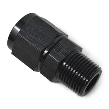 Load image into Gallery viewer, RUSSELL 614225 Russell 614225 6AN Female Swivel to 3/8 in NPT Male Aluminum Adapter Fitting, Black Anodized