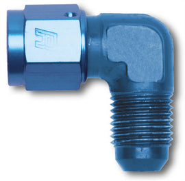RUSSELL 614803 Russell 614803 3AN Female Swivel to 3AN Male Coupler Fitting - Aluminum, Blue Anodized