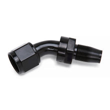 Load image into Gallery viewer, RUSSELL 615093 Russell 615093 6AN Full Flow 45-Degree Hose End Fitting - Reusable Aluminum Swivel with Black and Silver Anodized Finish