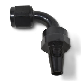 RUSSELL 615163 Russell 615163 6AN 90-Degree Swivel Hose End Fitting - Black Anodized Aluminum