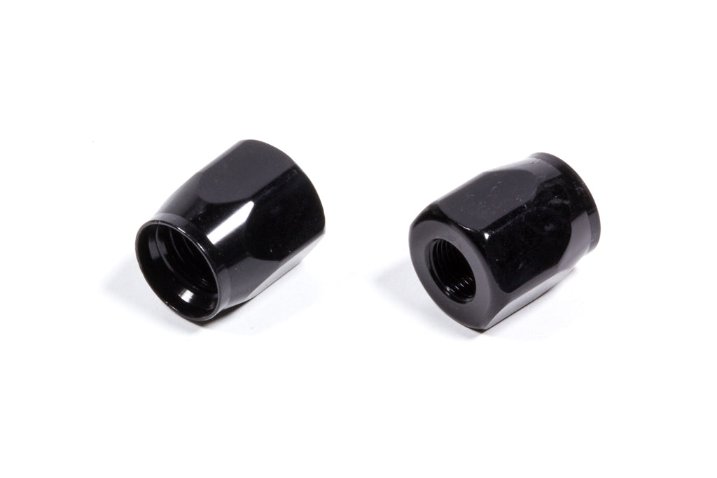 RUSSELL 615523 Russell 615523 Female Hose End Socket 6AN - Black Anodized Aluminum - Pair
