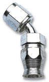 RUSSELL 620431 Russell 620431 3AN 45-Degree Steel Hose End Fitting with Nickel Finish