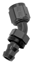 RUSSELL 624093 Twist-Lok Hose End #8 45 Deg Black